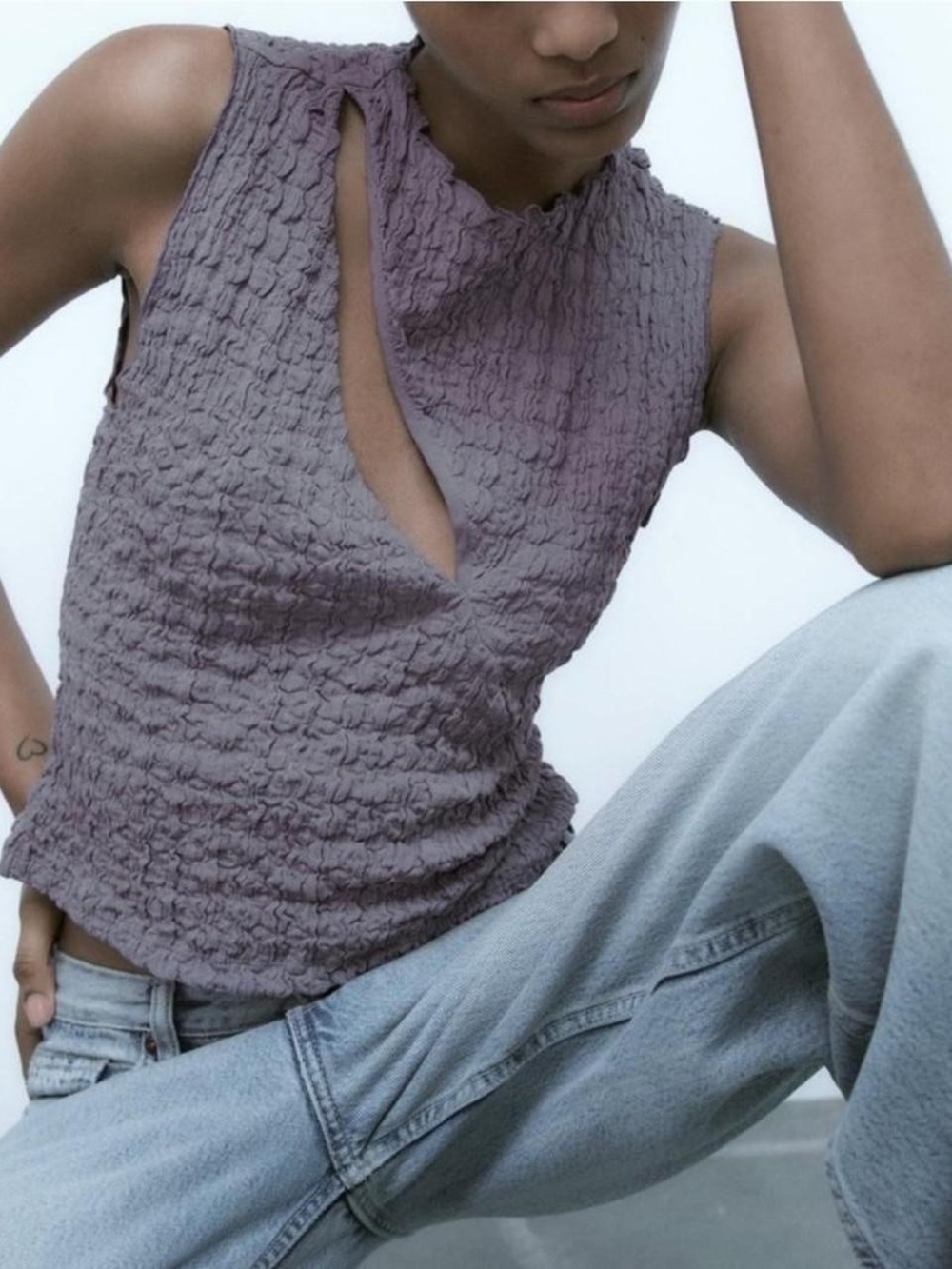 Zara Asymmetrical Tank Top
